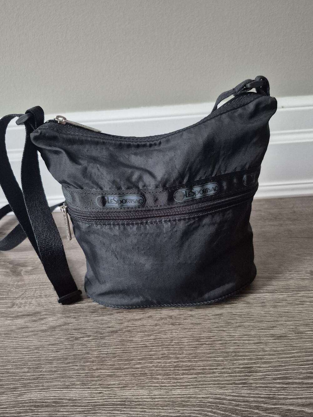 Lesportsac Black Nylon Crossbody Bag